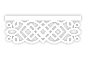 Ażur Góralska Parzenica z tradycyjnym ornamentem do panelu okiennego