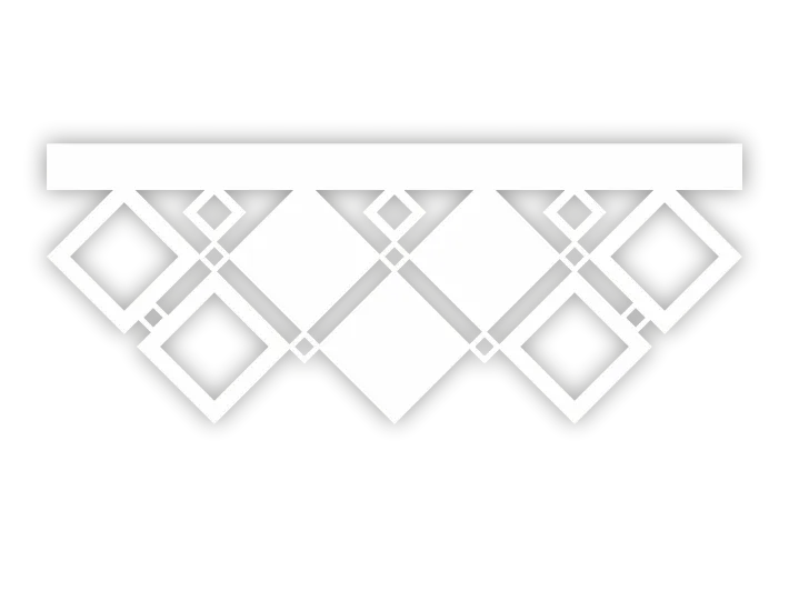 Geometryczny ażur okienny z rombami do panelu, ekranu i firany
